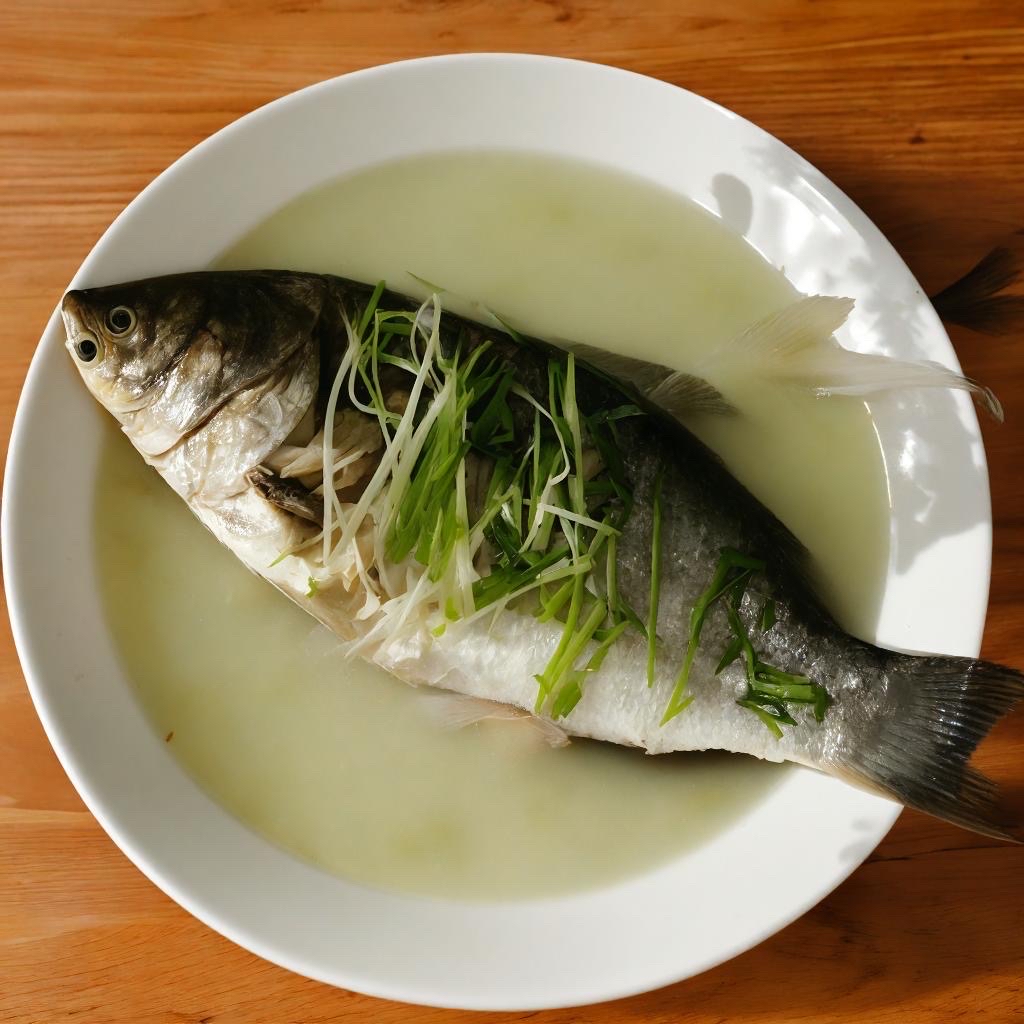 补虚养生食谱之"清蒸鲫鱼" 原料:鲫鱼1至2条,适量的植物油,盐和姜丝