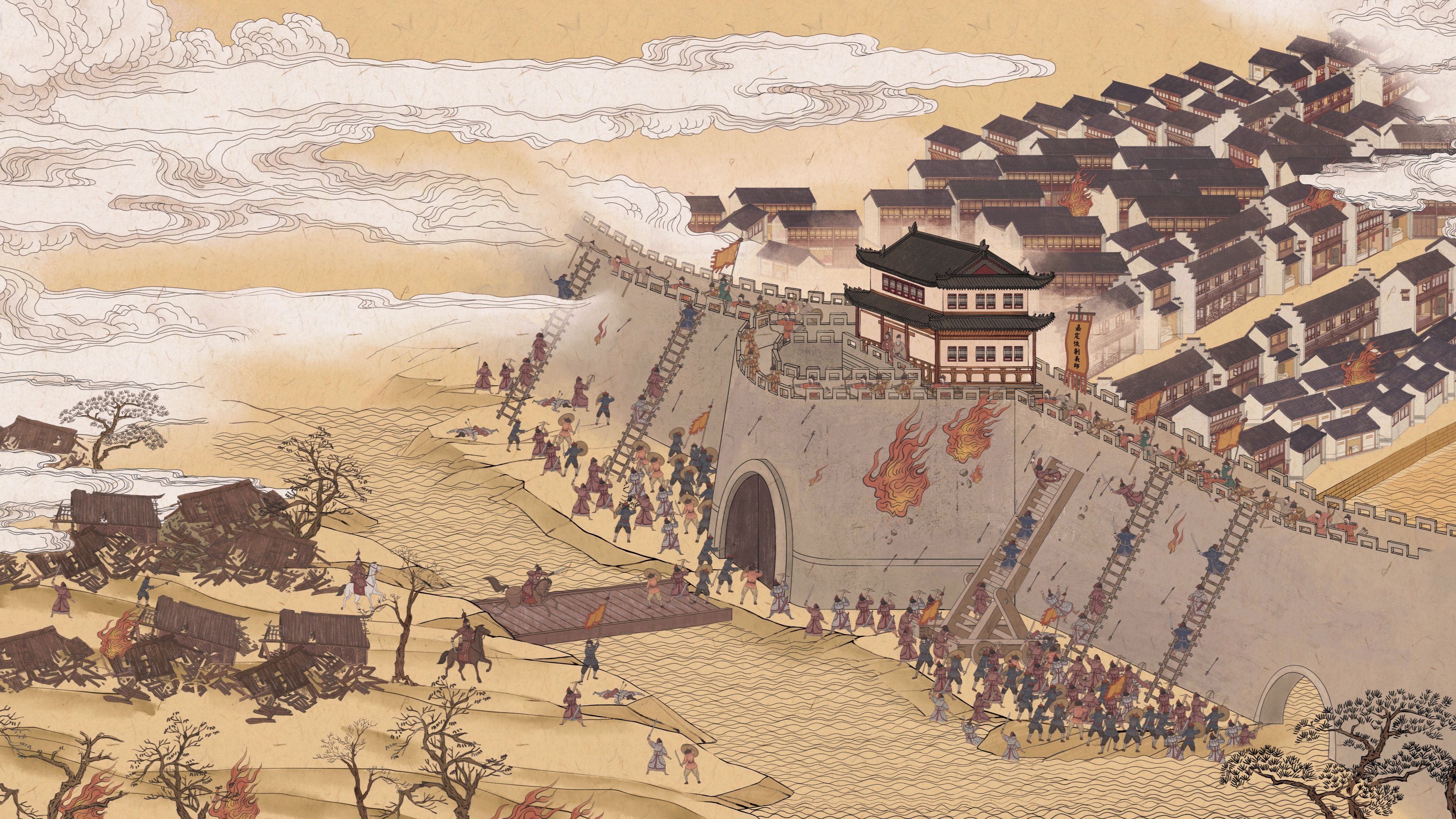 古人打仗时遇到城池,为什么不绕过去呢?