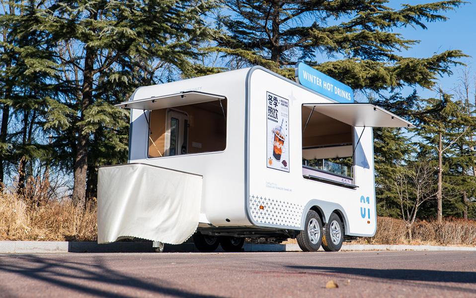 3月29日成都房车展,桔子拖挂餐车亮相,摆摊经济秒变流量经济