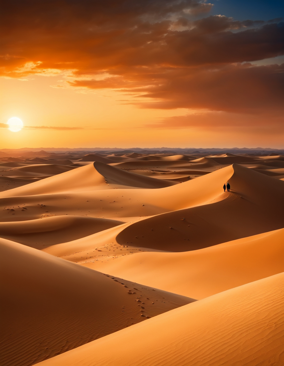 一望无际的沙漠图片图片