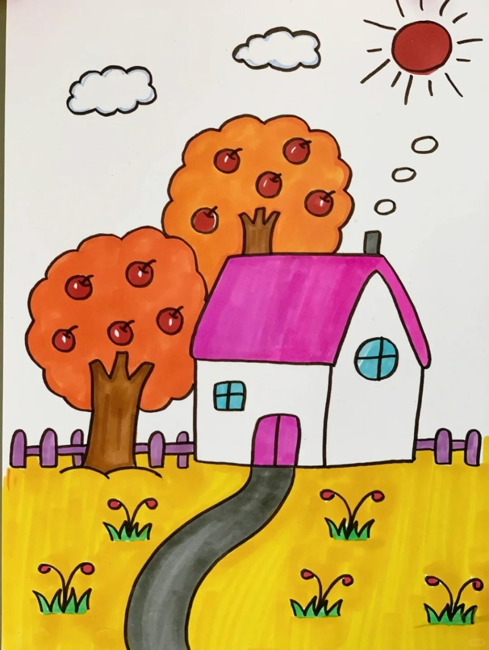 二年级画画大全图片  艺术小天地,二年级专属画集来啦!