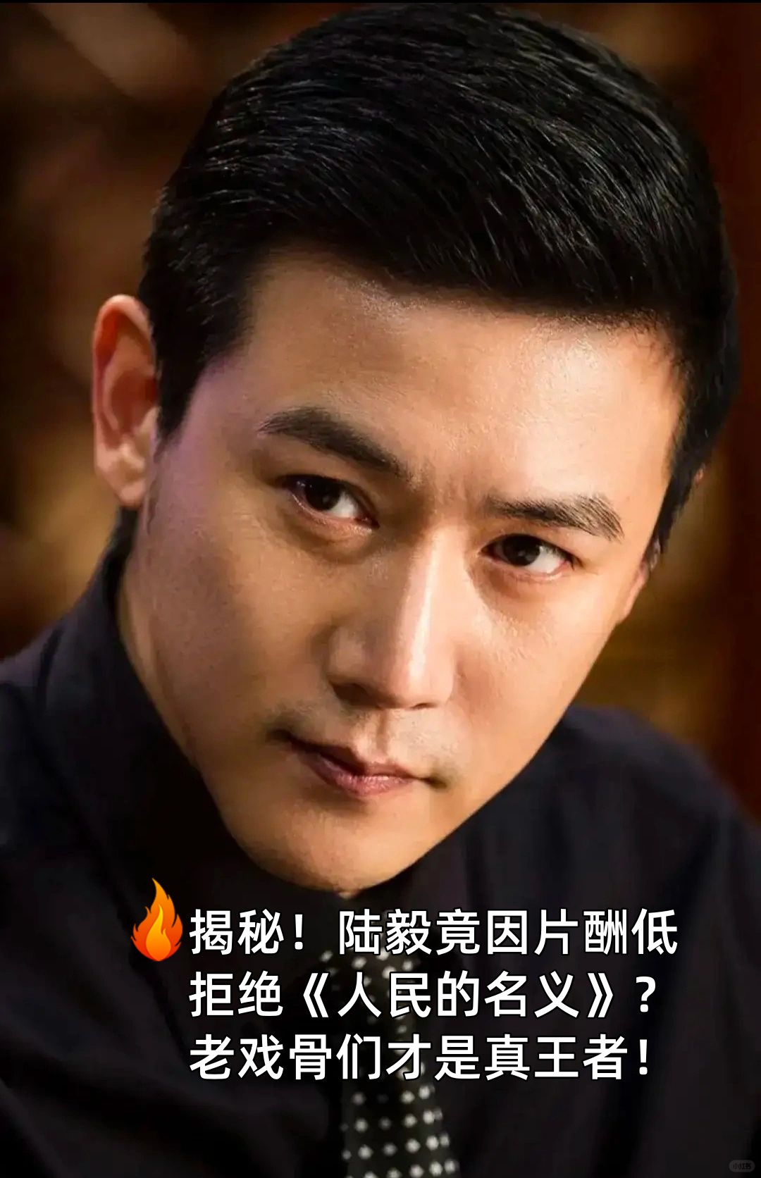 陆毅竟因片酬低拒绝《人民的名义》?老戏骨们才是真王者!