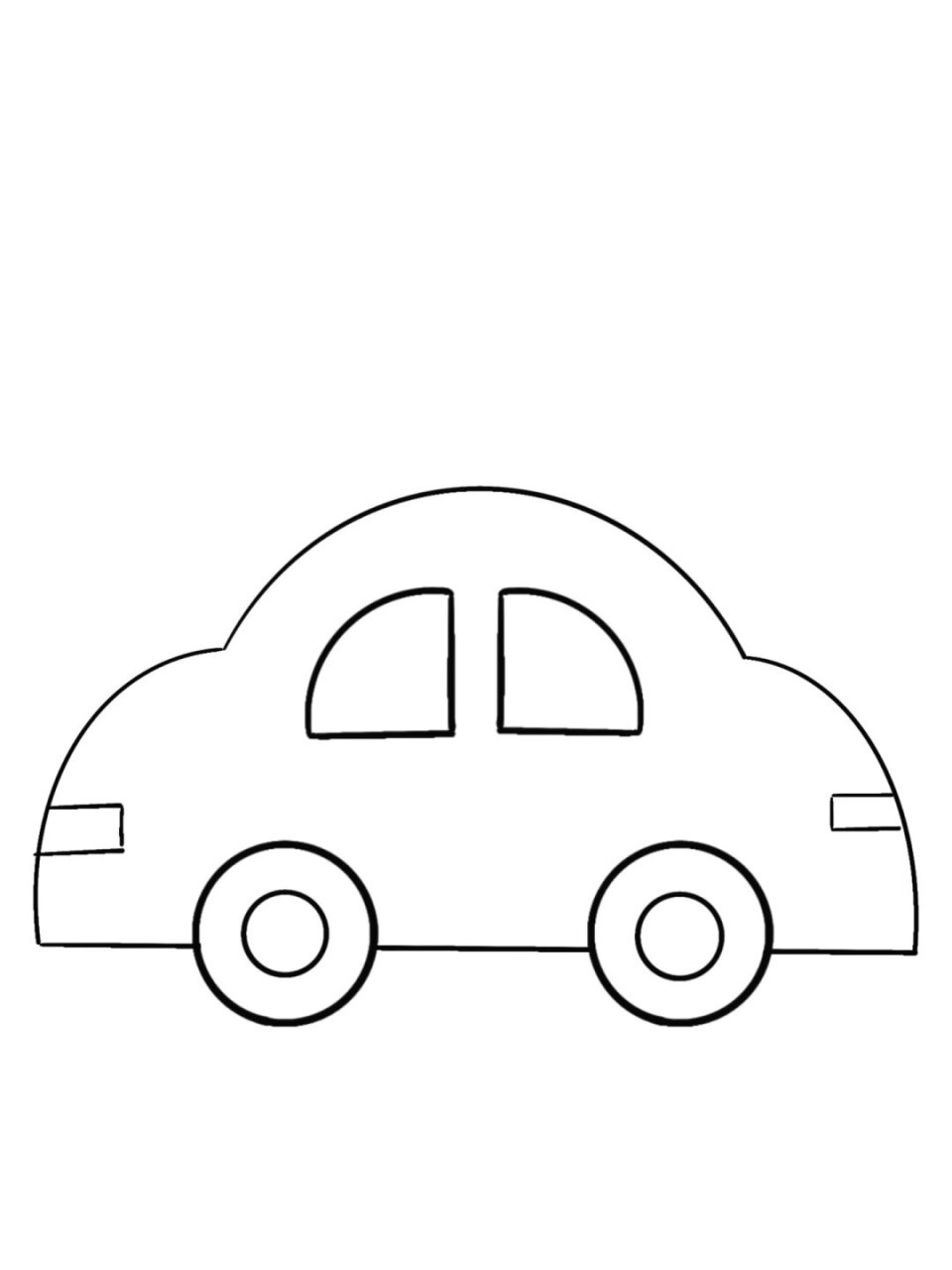 简笔画教程分享 小汽车  95准备好你的画纸和画笔,让我们开始创作吧