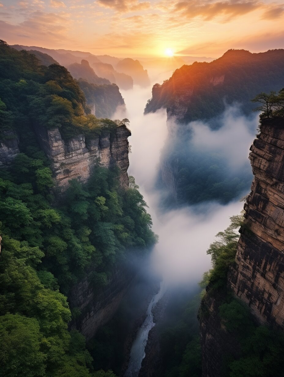 山地奇观的奇特之处图片