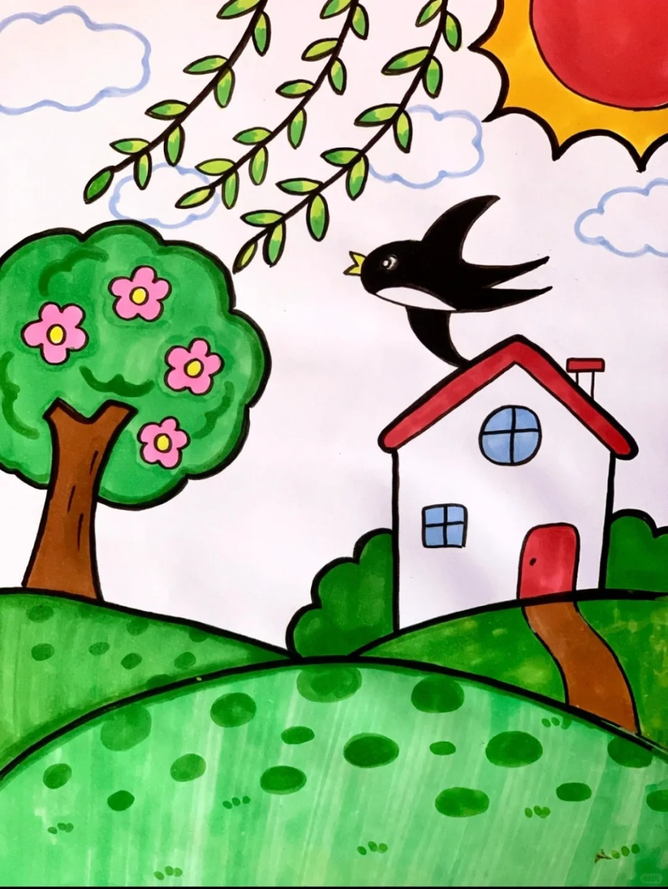 二年级画画大全图片  艺术小天地,二年级专属画集来啦!