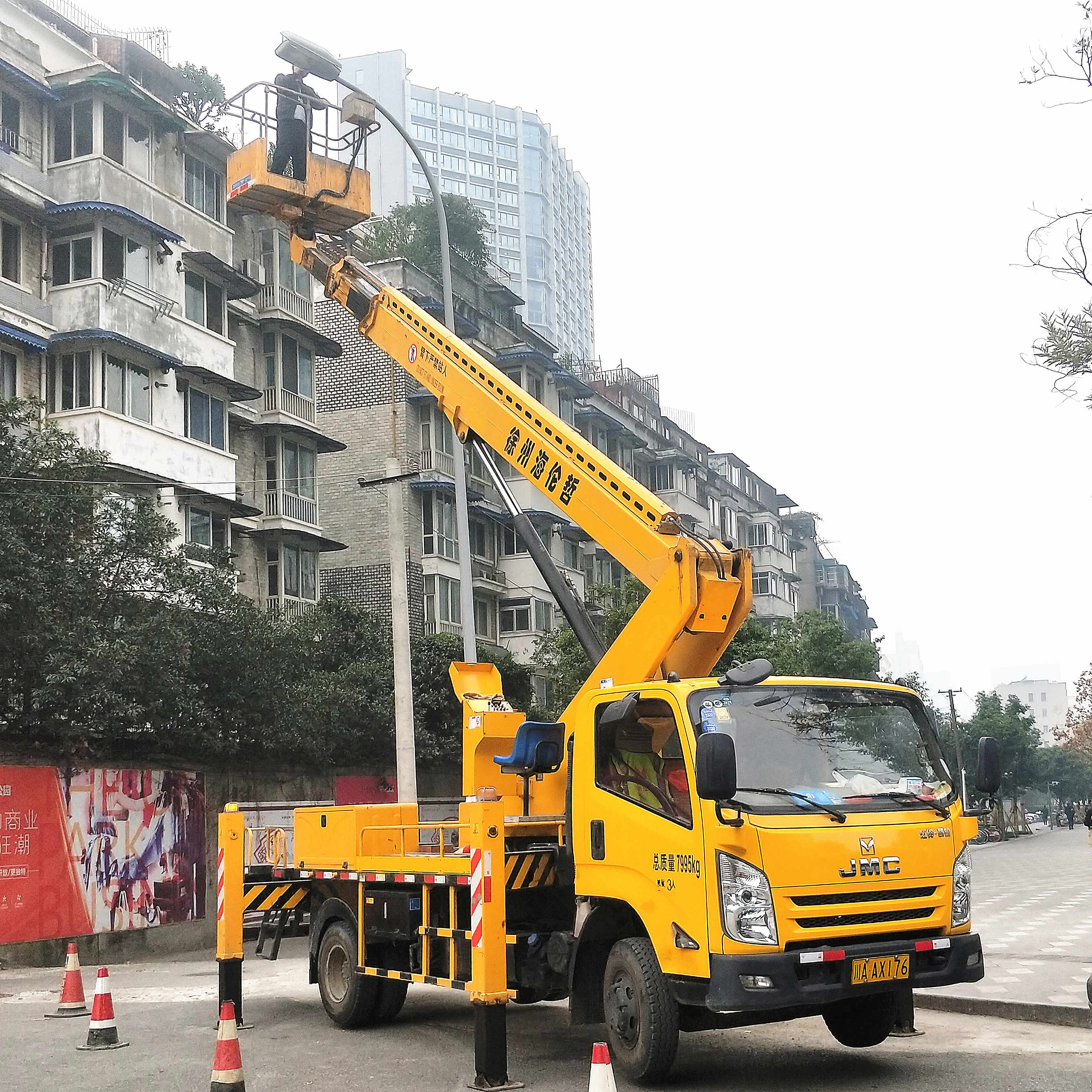 天津市河西区高空作业车,路灯车,升降平台租赁