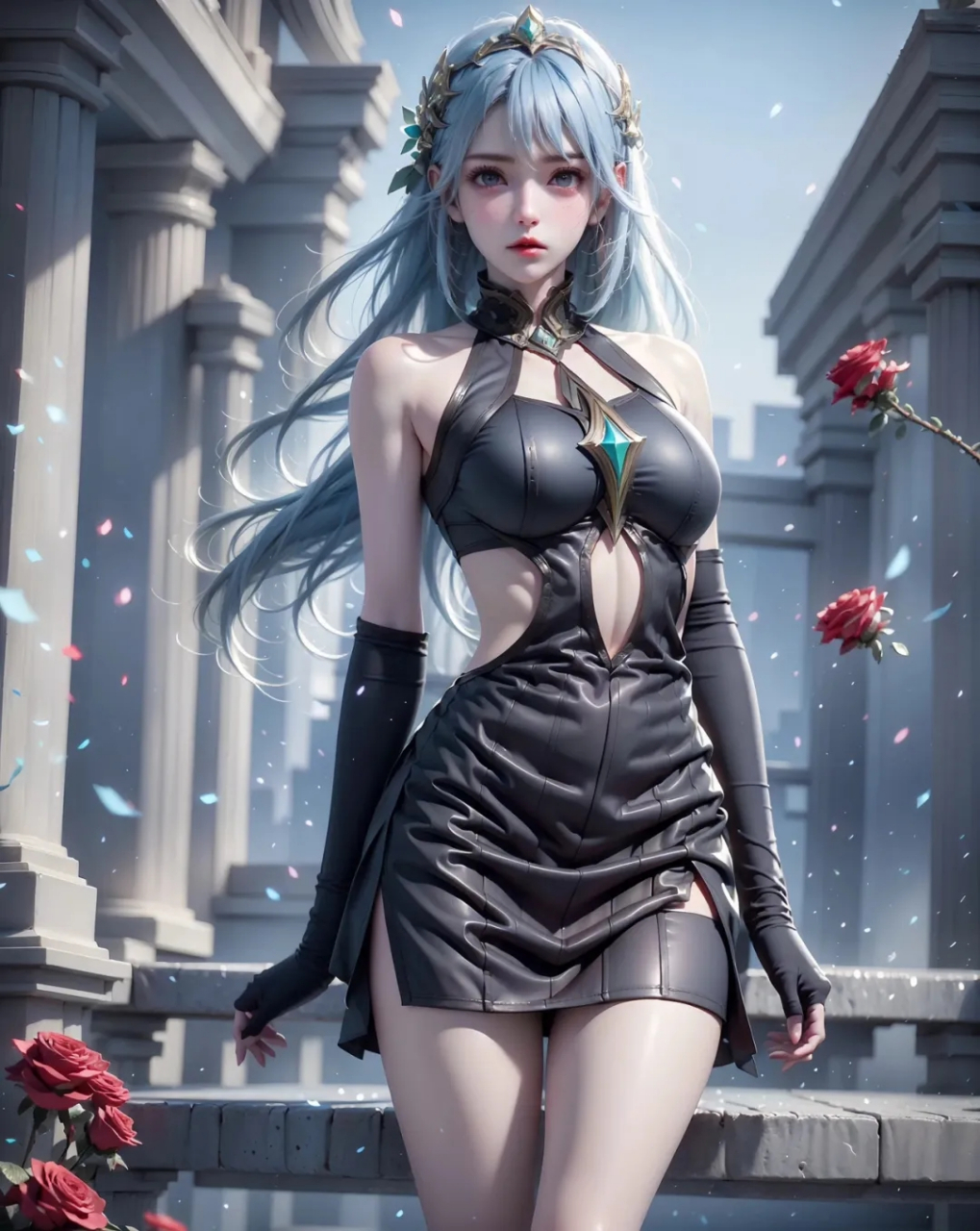 分享虞姬#王者荣耀ai壁纸