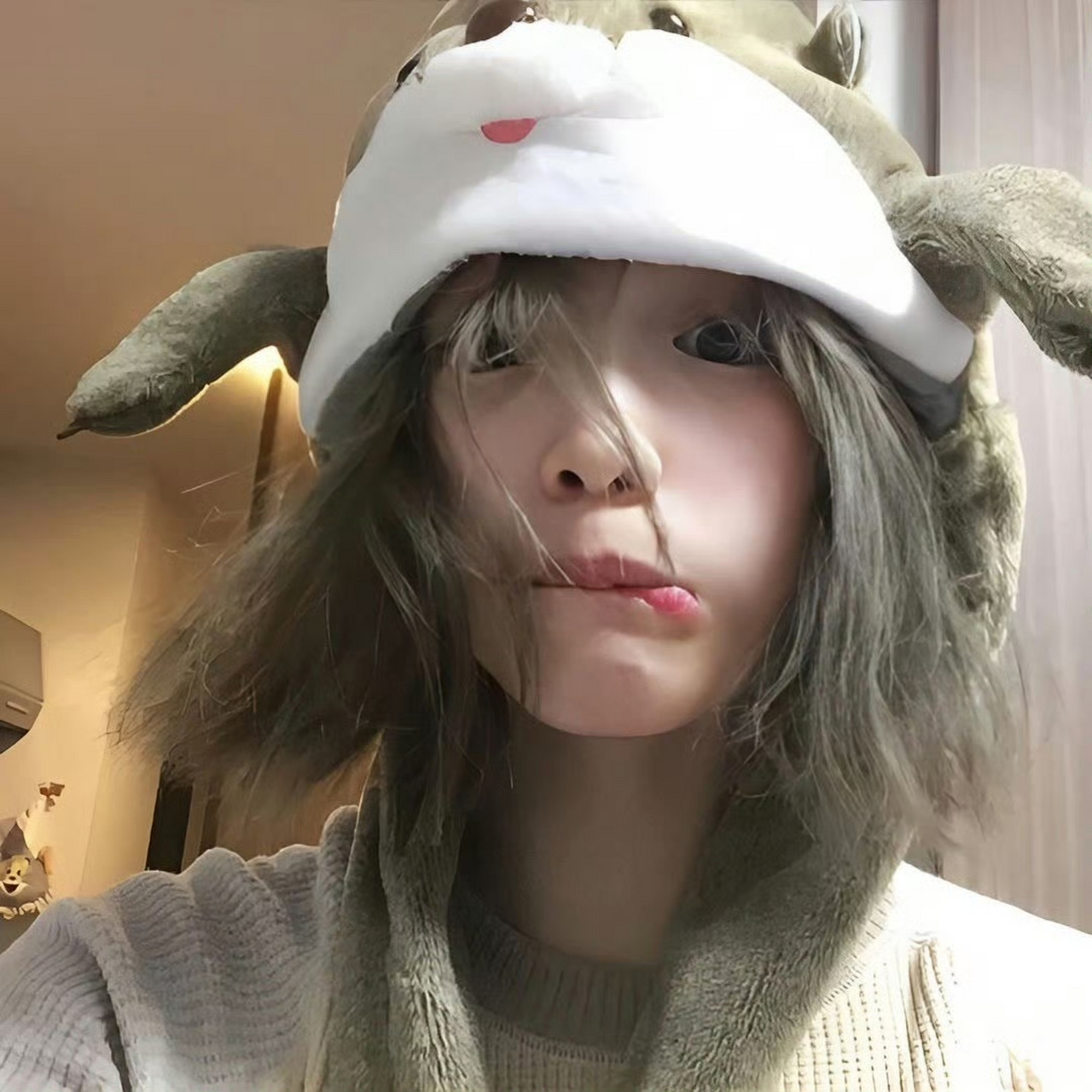 一组憨憨的可爱搞怪女生头像 #头像# #头像分享# #女生头像