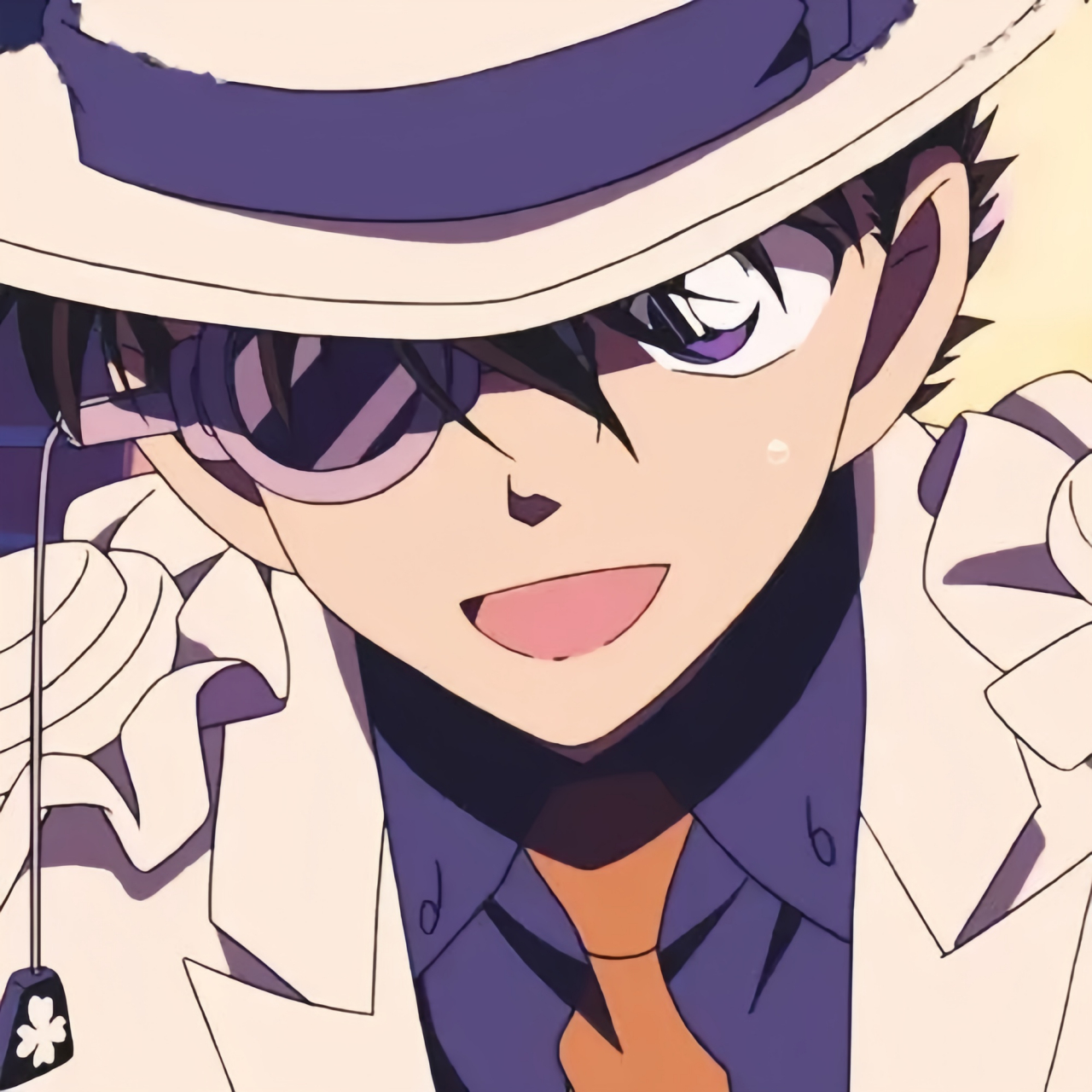 怪盗基德解锁新皮肤啦～→图一[滑稽]#动漫# #名侦探柯南