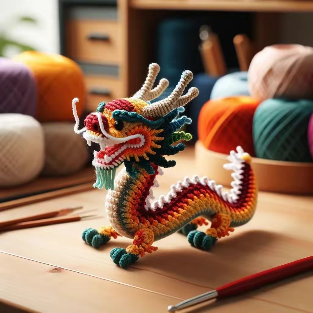 钩针编织龙:二月二,龙抬头