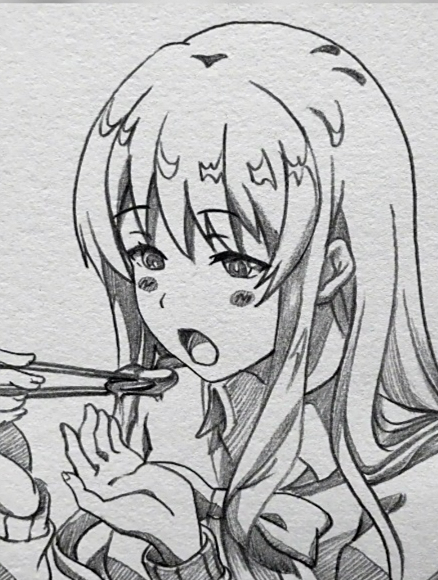 手绘 动漫 绘画过程