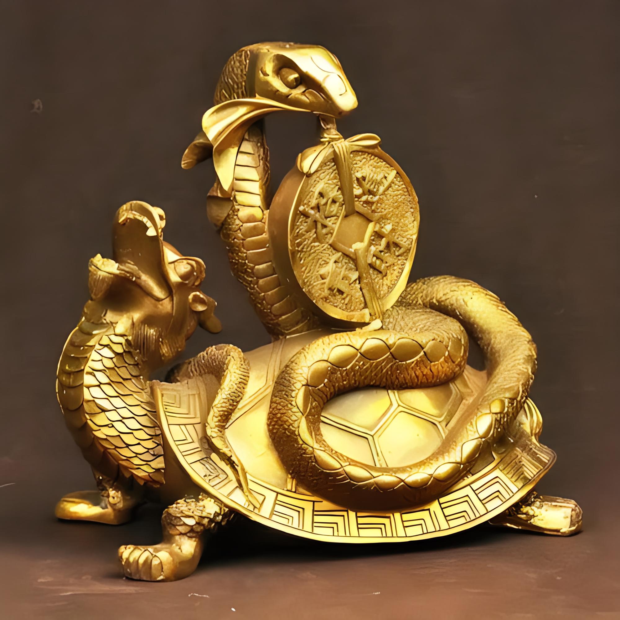 玄武为什么是龟蛇两种动物的合体呢?