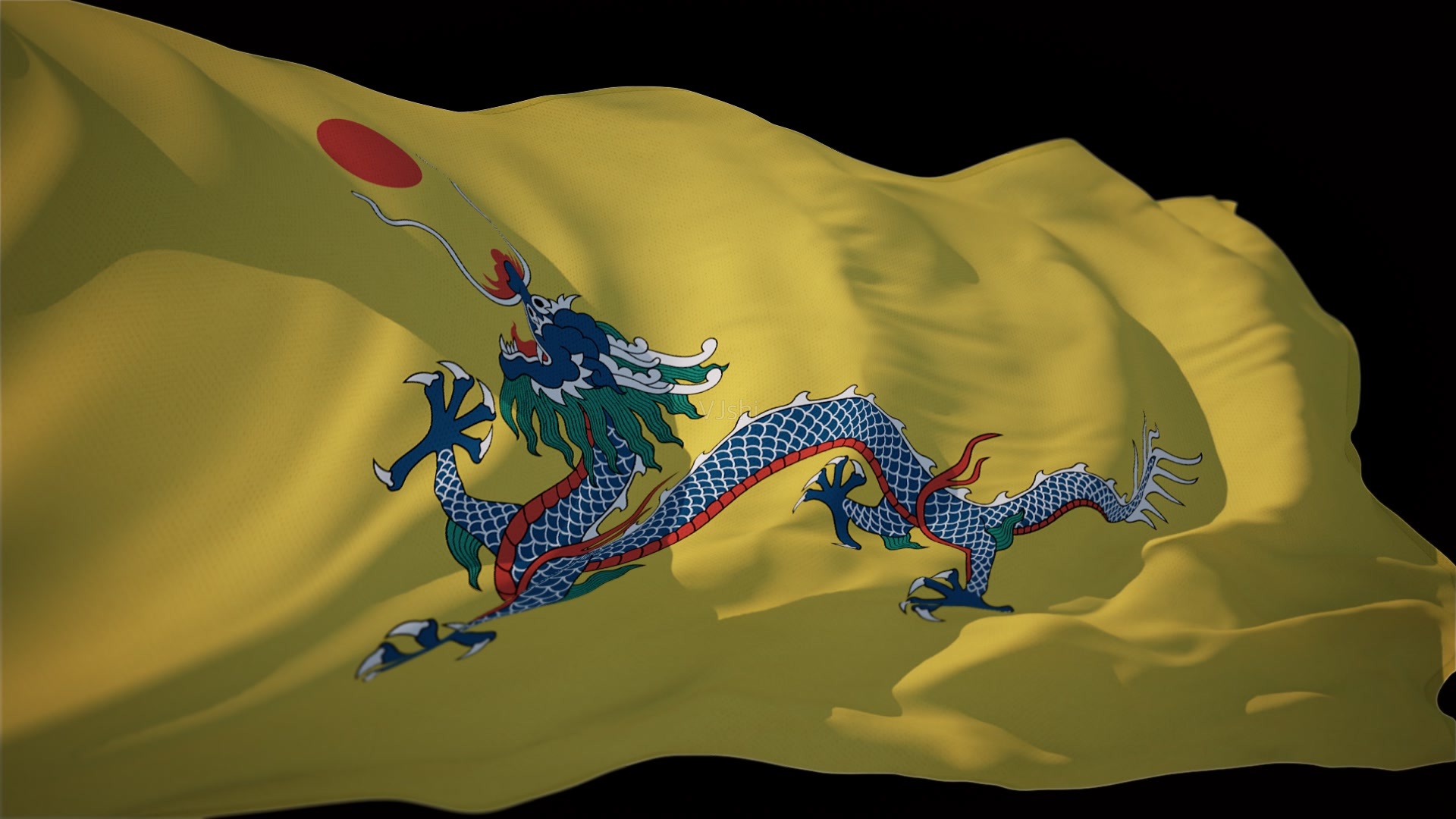 覆灭100多年的大清国旗至今仍被此国使用,此国至今未与中国建交