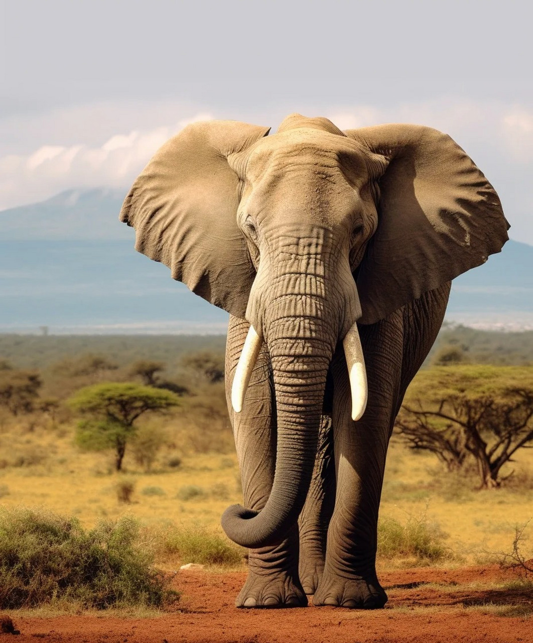 想象一下,在非洲广袤的大草原上,夕阳的余晖洒在一群大象身上,它们