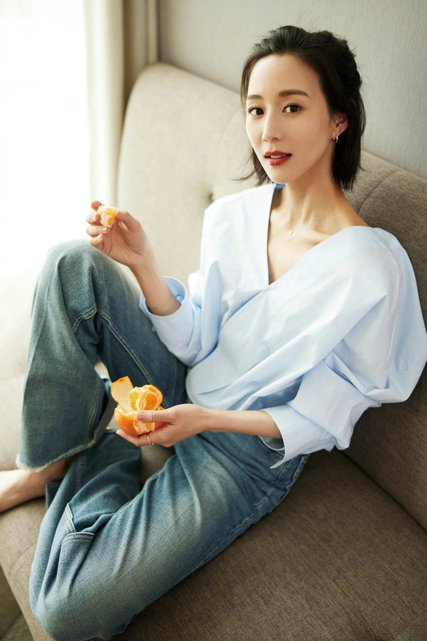 张钧甯有一种清雅的气质,很独特,很迷人