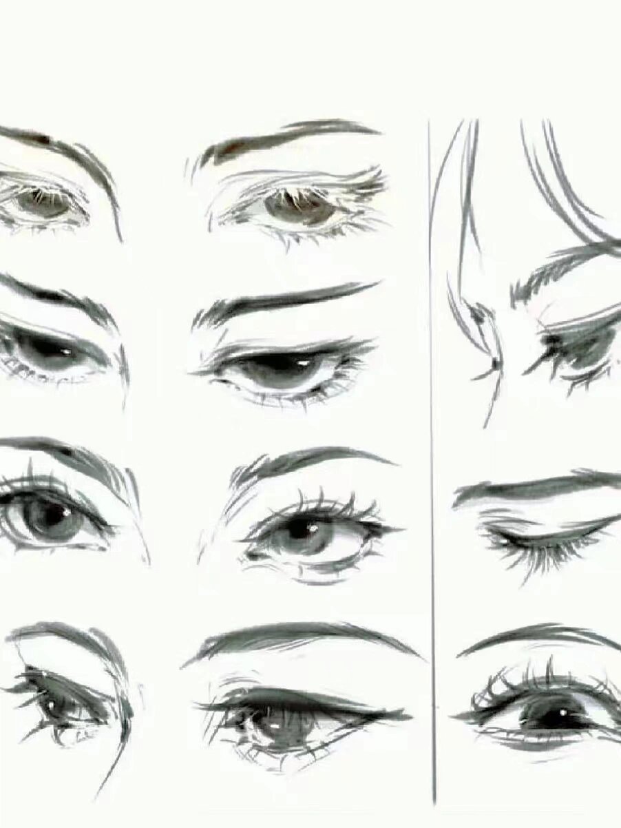 高质量男女眼睛素材合集