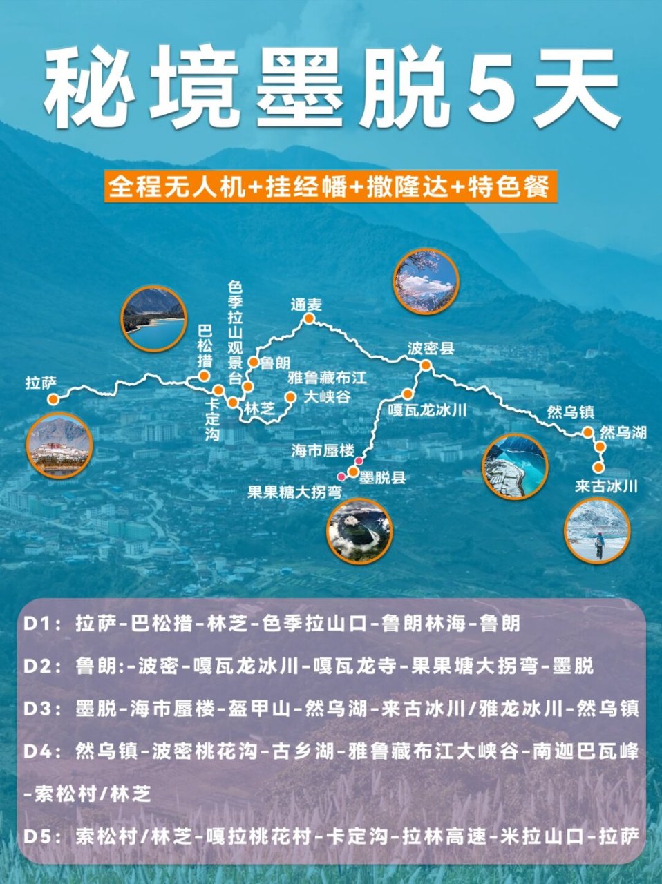 🏔️秘境墨脱5天