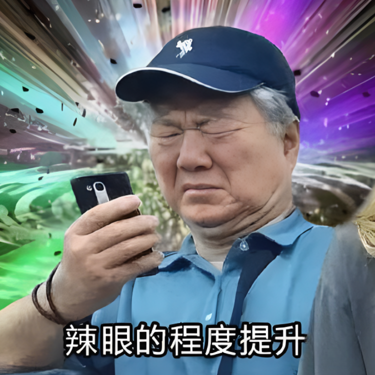 地铁老人手机表情包