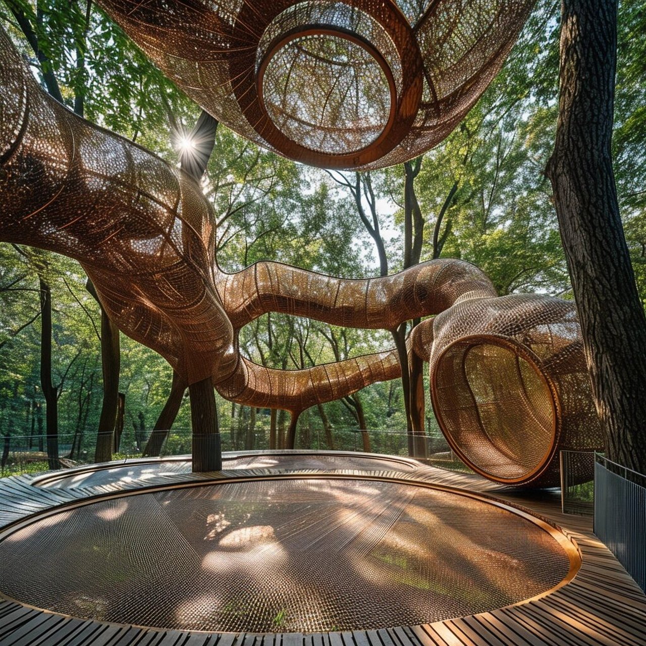 森林精灵乐园  一踏入这片乐园,眼前便是广阔的绿色草地,宛如一块绿色