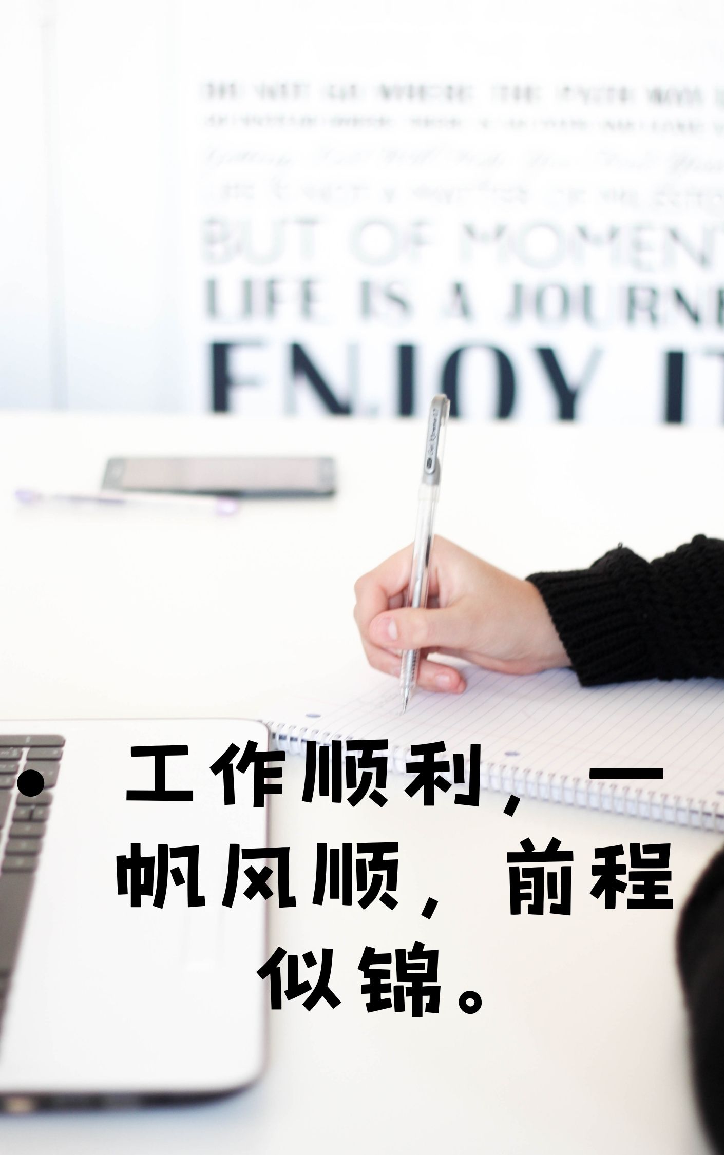 愿你工作顺利事业有成步步高升