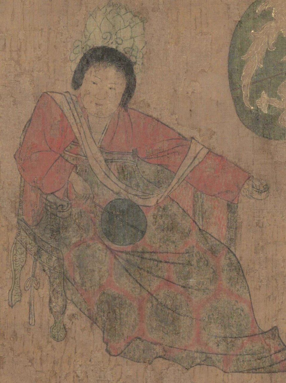 名画之《唐宫仕女图》四  96《挥扇仕女图》78唐代周昉的传世之作