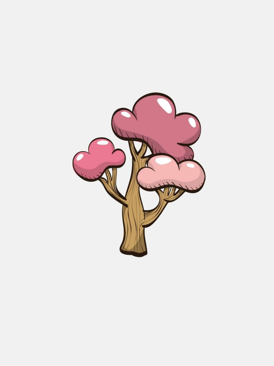 👀 我有一些超级可爱的卡通手绘树木图片要和大家分享哦!