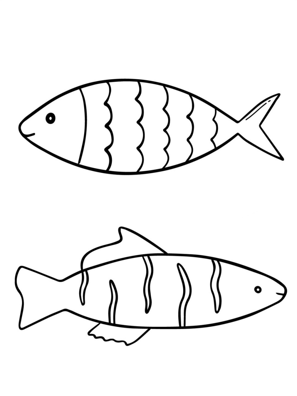 鱼简笔画 顺序图片