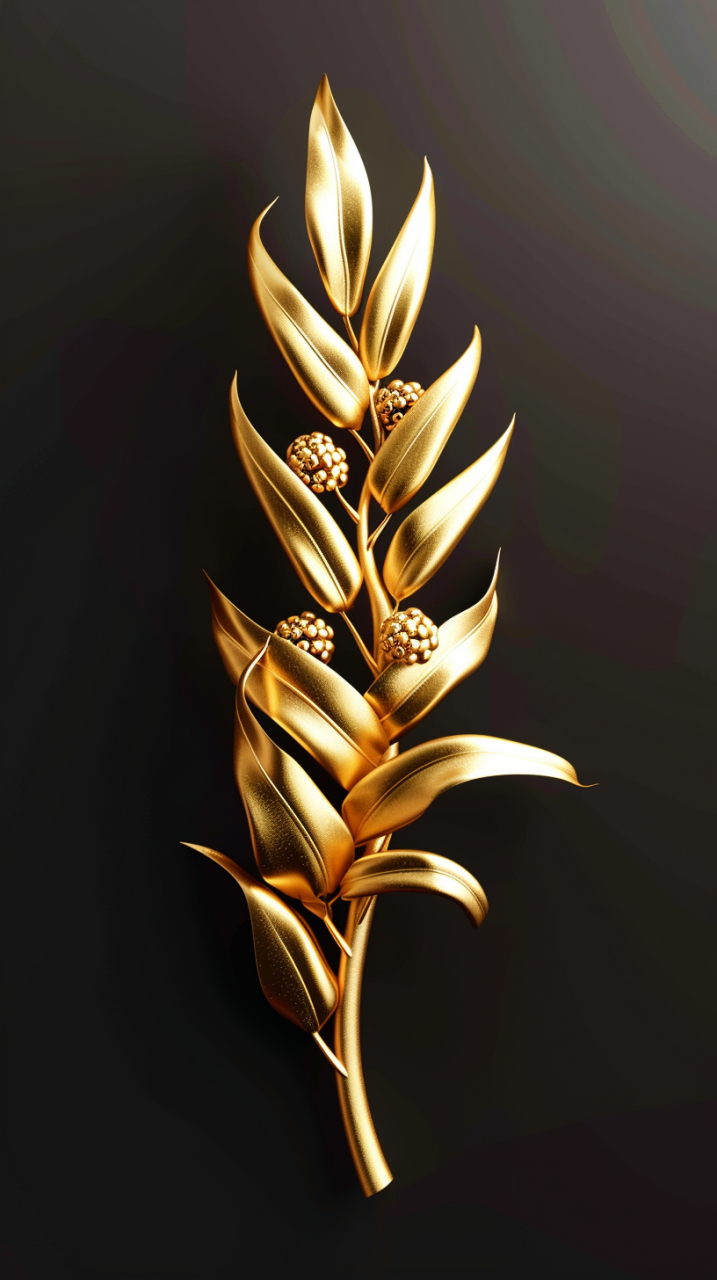 高大上的金玉米手机壁纸 #aigc未来