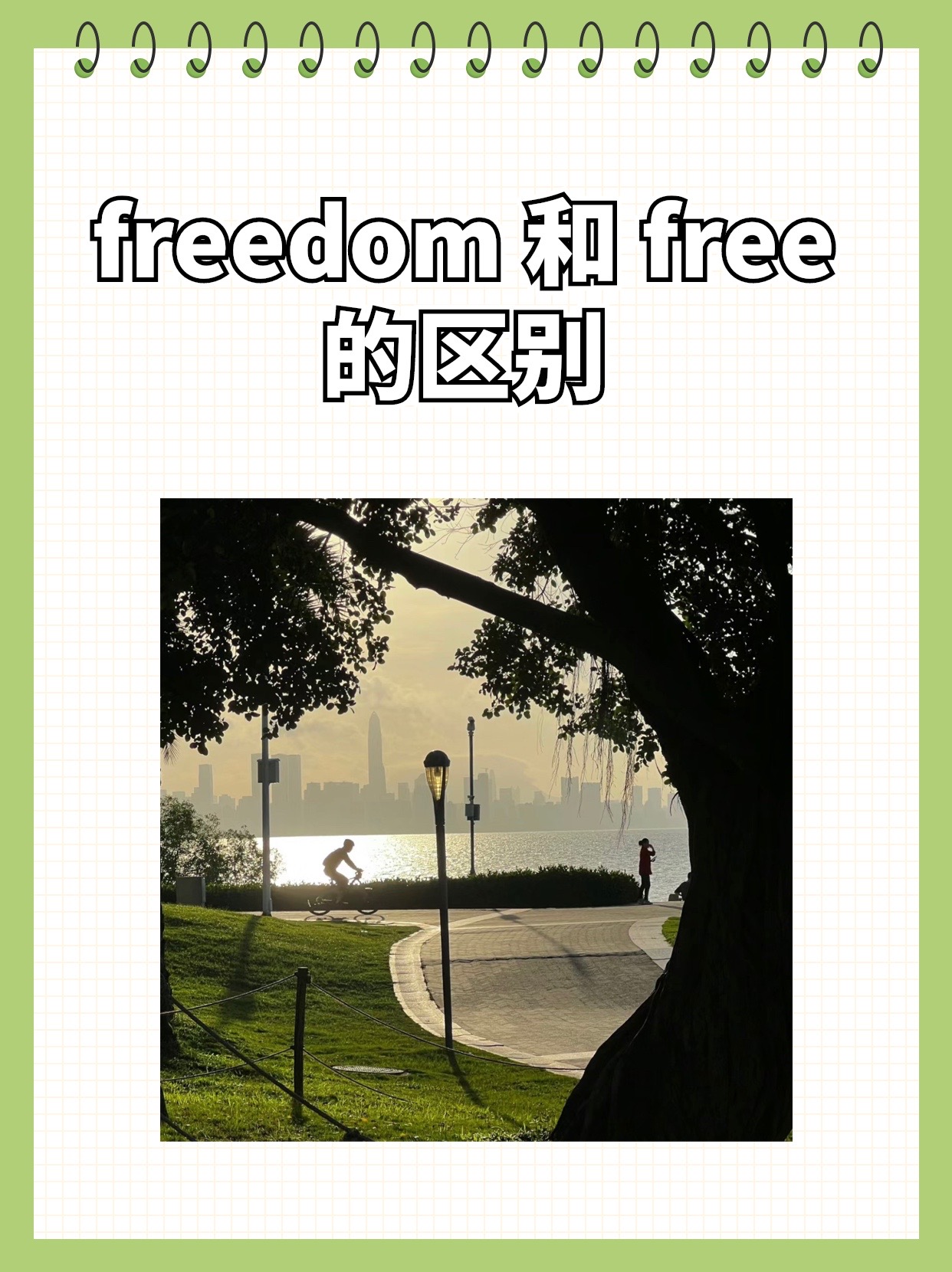 freedom和free的区别