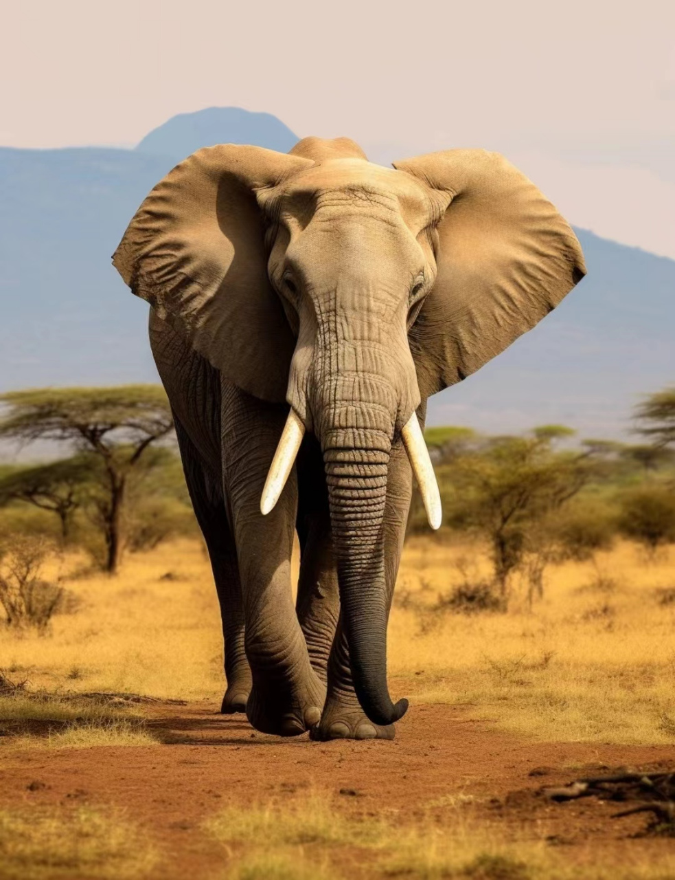 大象图片🐘🐘  大象,温柔灵魂也有着碾压一切敌人的力量🌳🌳