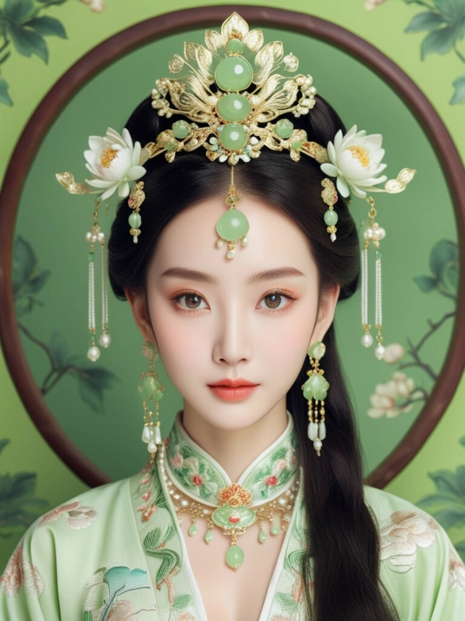 94仔细研究了古代女子的妆容特点,挑选了一系列适合古风的化妆品.