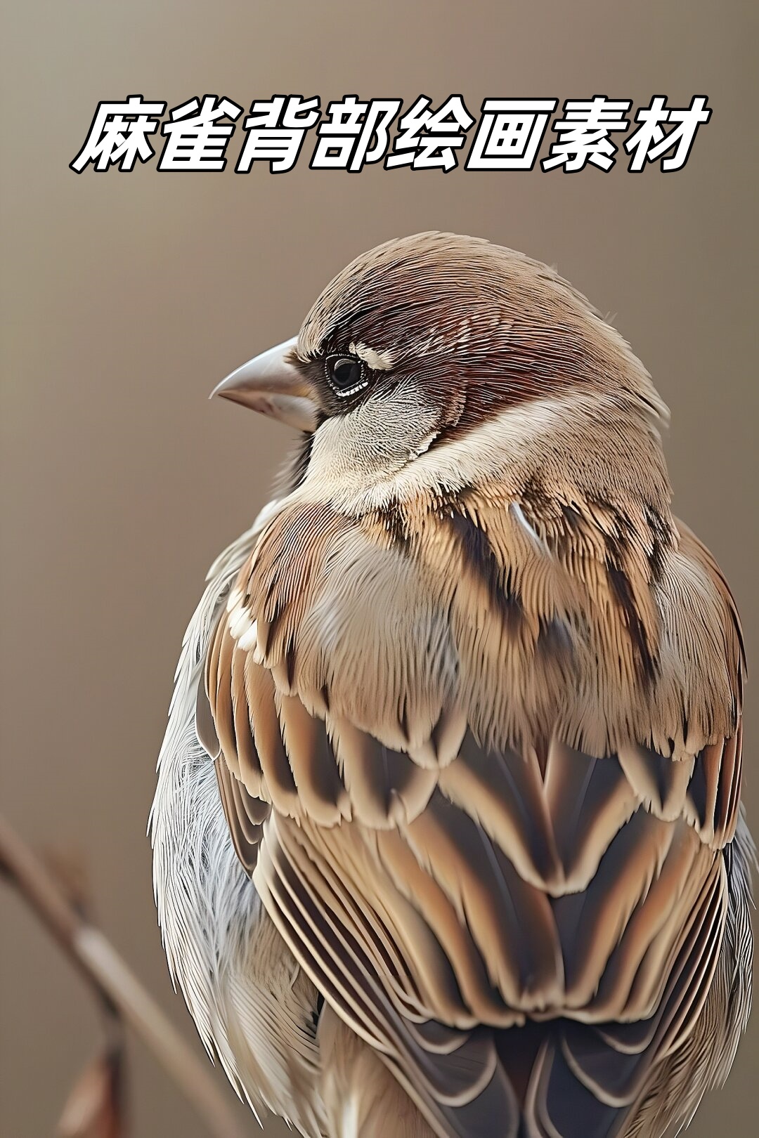 说到麻雀背部,你们是不是也像我一样,觉得它们小巧