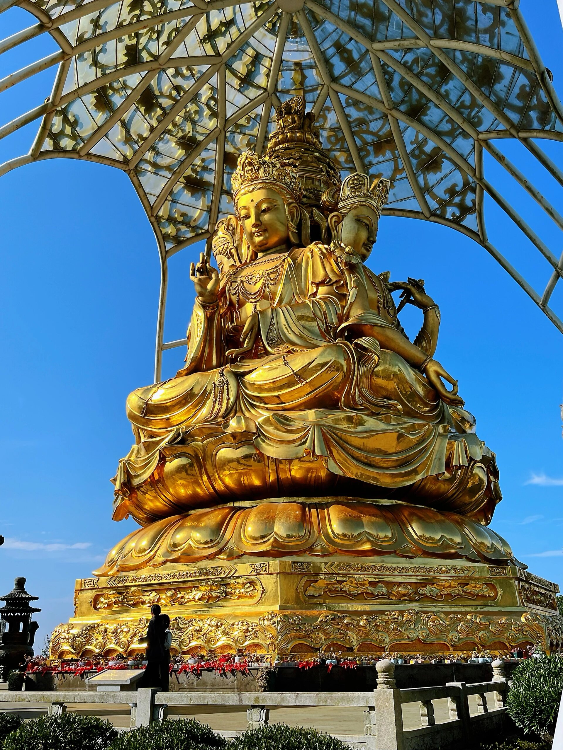 深圳大华兴寺,罕见的四面观音像,隐藏着一段鲜为人知的神秘传说