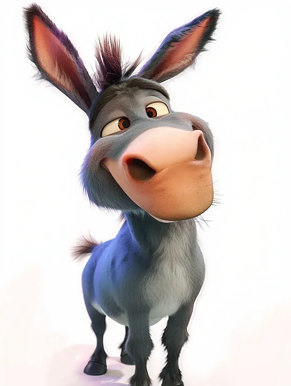 壁纸分享,可爱的小毛驴