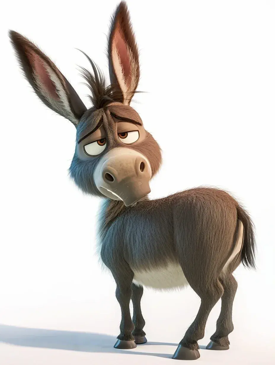 壁纸分享,可爱的小毛驴