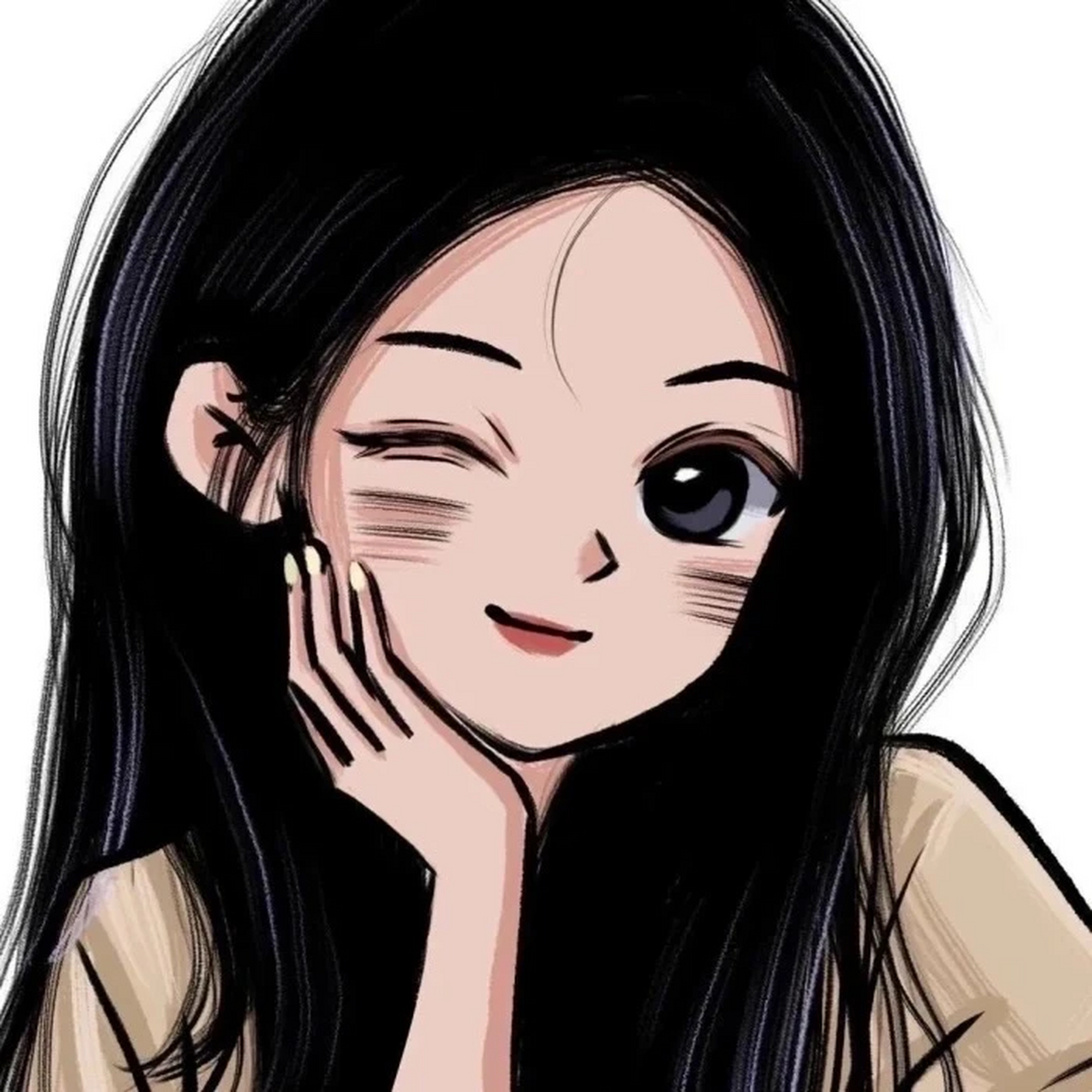 女生头像 | 我很好很好 爱我是应该的