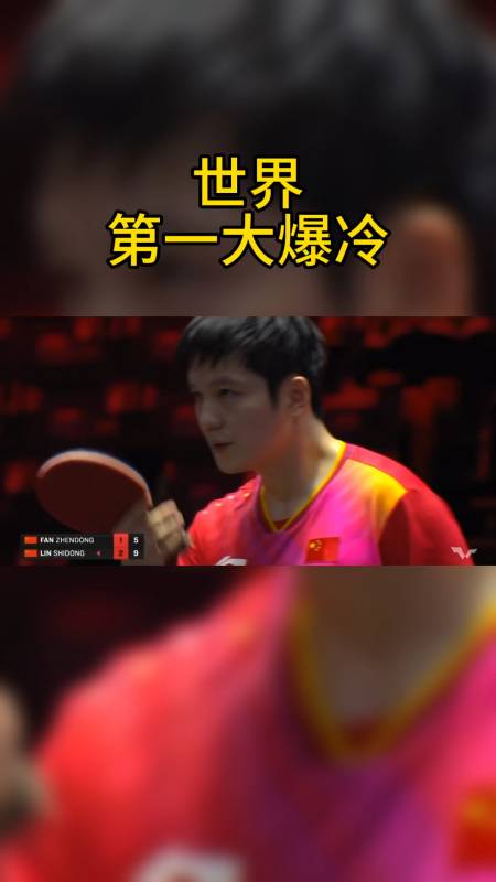 无缘卫冕樊振东无缘新加坡男单16强林诗栋反手太强了