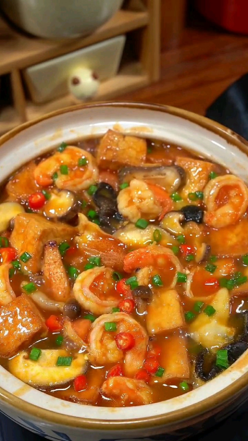 番茄菌菇豆腐煲,做法简单,鲜香美味又下饭-度小视
