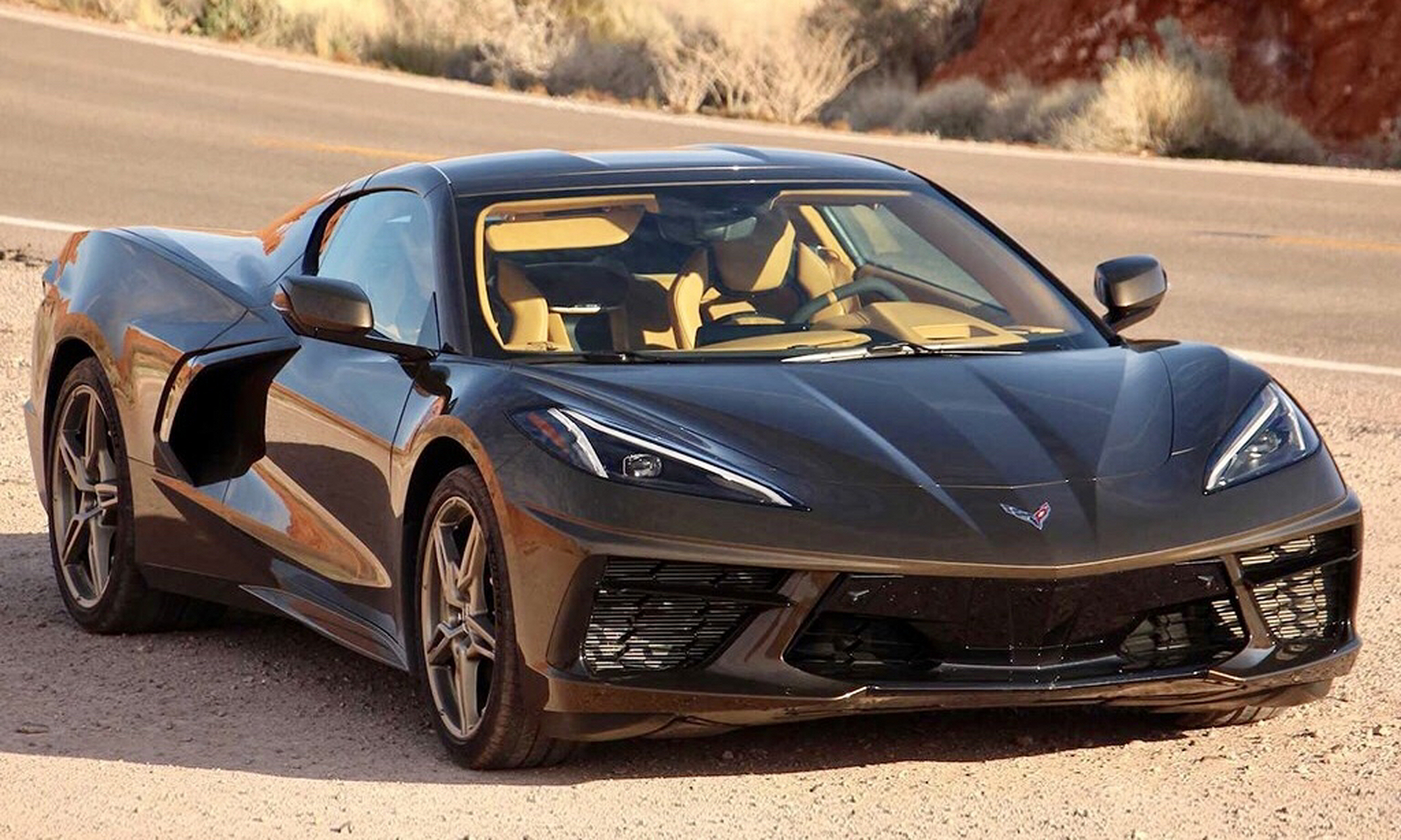 科尔维特,国内一般很少见的一款超级跑车,来自美丽国的雪弗兰车企