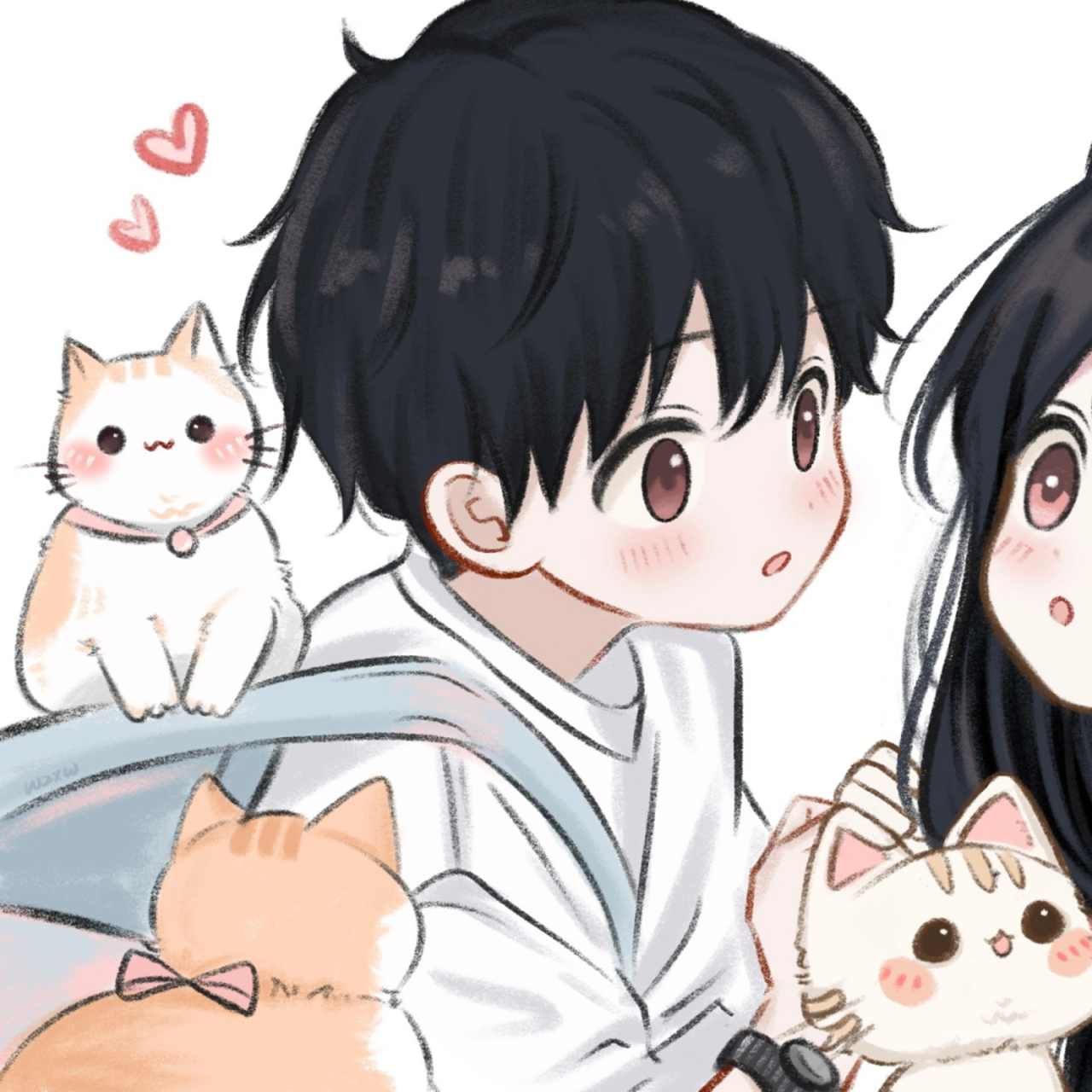 情侣头像|你是我的怦然心动💗