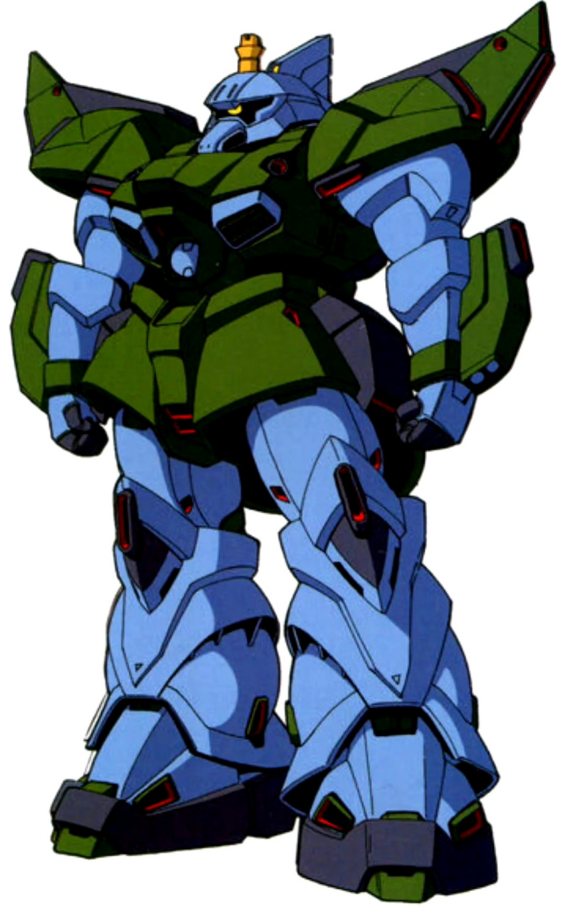 一组复古风格的机动战士高达绘画作品,描绘了吉翁军的ms,造型古朴而