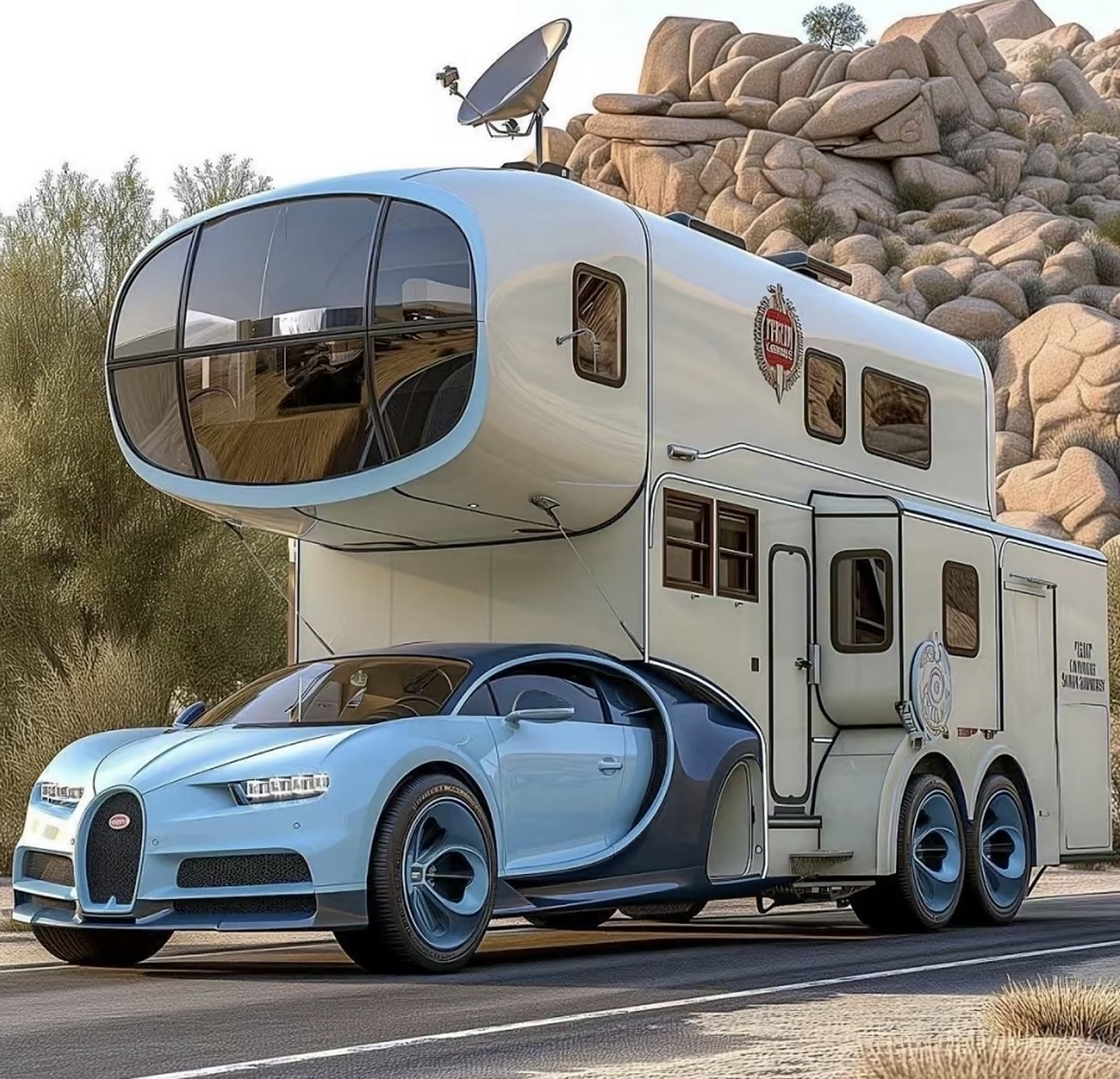 布加迪的房车会是这个样子的么?[三哈]