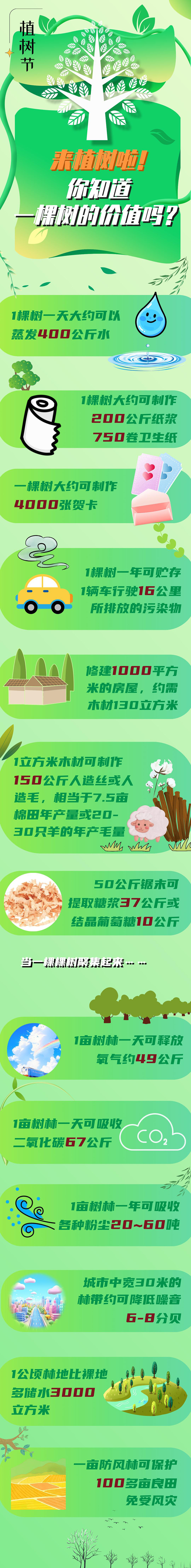 植树的价值图片