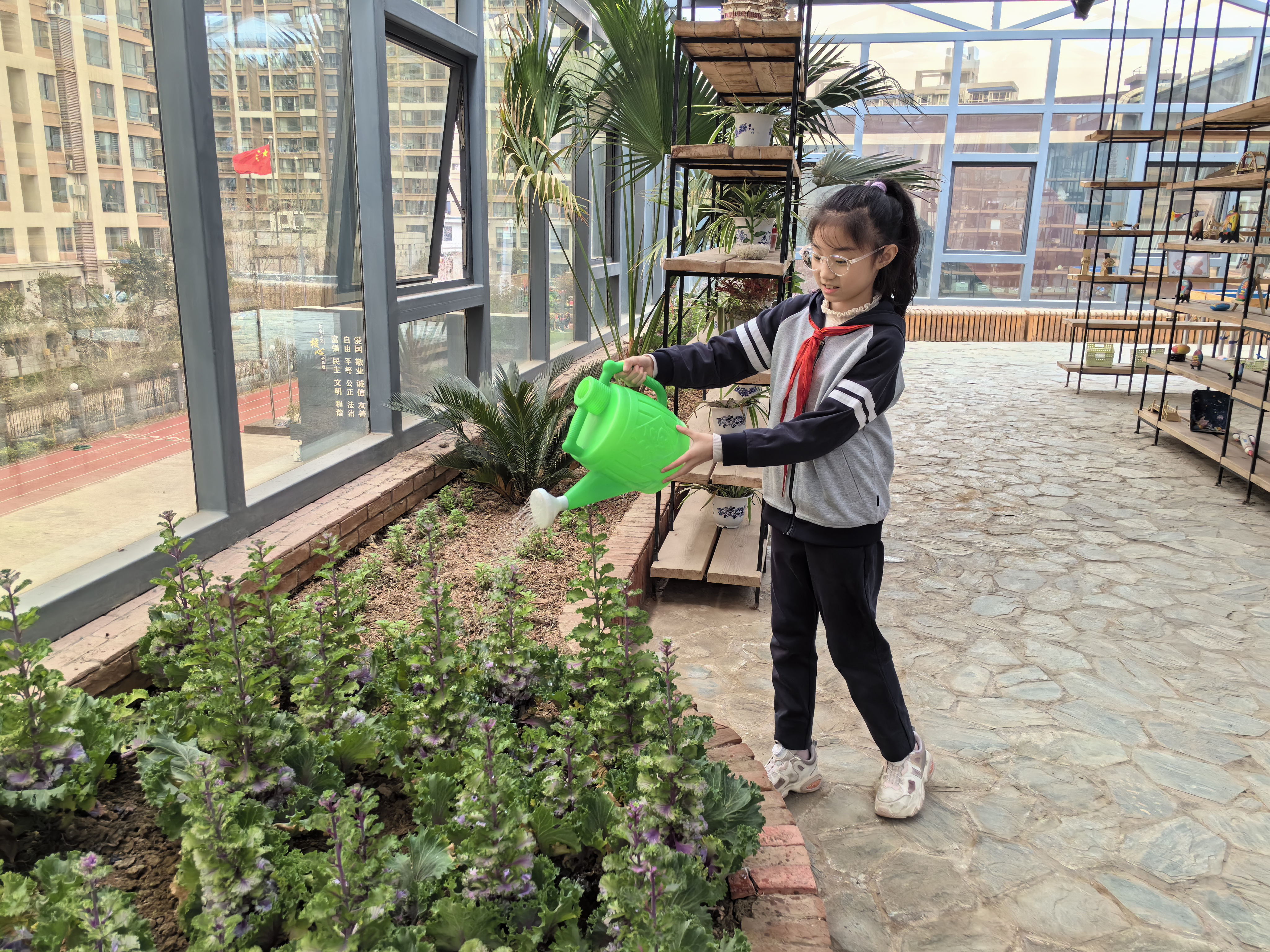 植此青绿 拥抱春天 石家庄市实验小学举行植树节系列活动