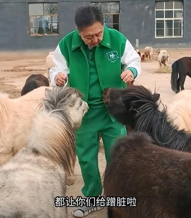 于谦近照现身北京自家马场整个人苍老了许多55岁似70岁