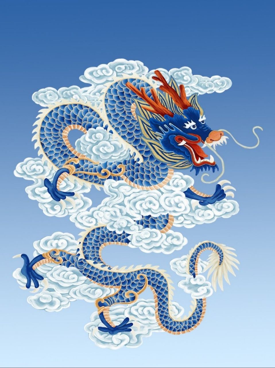 儿童画龙的图片大全  🎨 记得小时候,每次看到大人们挥毫泼墨,画出