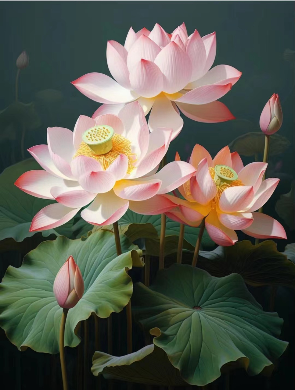 十大最美荷花照片9696  荷花是中国传统色的哪一色?