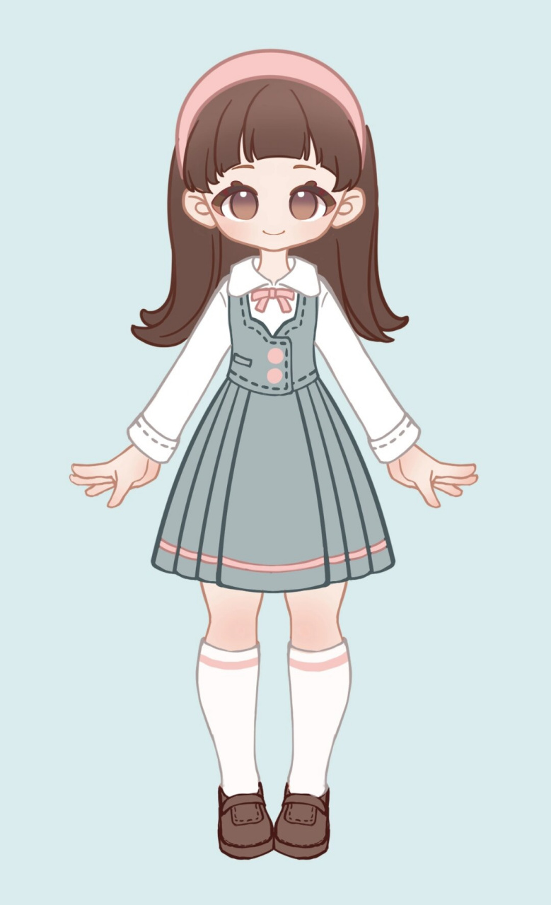 顾女孩们,画校服啦!  亲爱的顾女孩们👧👩‍🎓,  你们好哇!