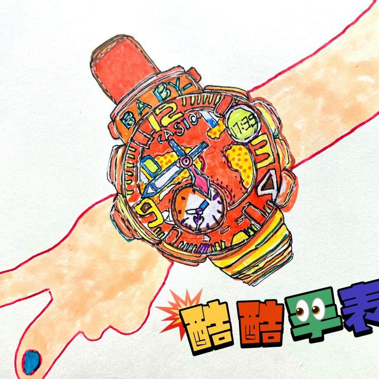 表盘周围,精心描绘的齿轮仿佛在轻轻转动,透露出时间的流转与不息