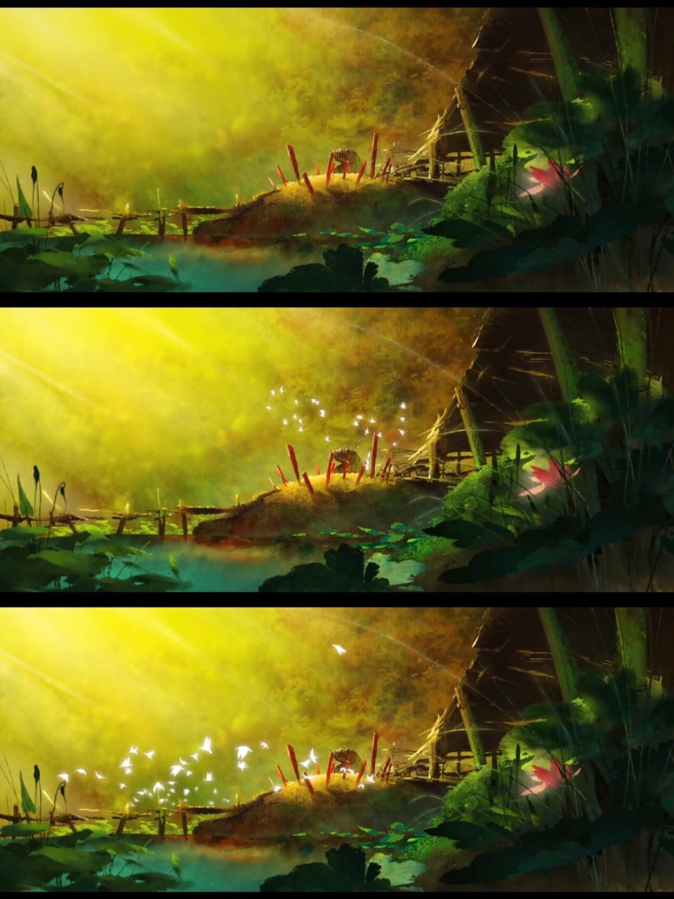 短片|《白鸟谷》93美到极致的国风动画  这部短片只有短短的 15 分